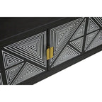 Bidi Mid-Century Modern 56-inch Wood 2-Open Shelf TV Stand by Furniture of America