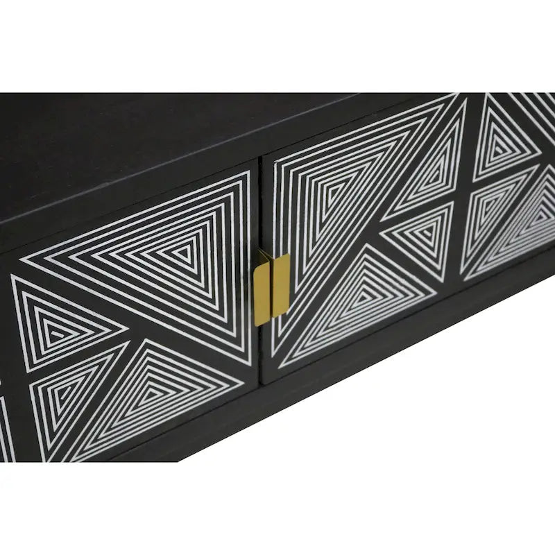 Bidi Mid-Century Modern 56-inch Wood 2-Open Shelf TV Stand by Furniture of America