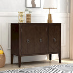 Entryway Living Room Bedroom Storage Cabinet with Adjustable Shelf