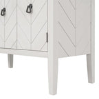 Entryway Living Room Bedroom Storage Cabinet with Adjustable Shelf