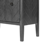 Entryway Living Room Bedroom Storage Cabinet with Adjustable Shelf