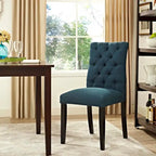 Copper Grove Quince Tufted Fabric Dining Chair
