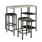 Ainsley Faux Marble Counter Height 3-piece Dining Set by iNSPIRE Q Modern