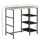 Ainsley Faux Marble Counter Height 3-piece Dining Set by iNSPIRE Q Modern