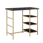 Ainsley Faux Marble Counter Height 3-piece Dining Set by iNSPIRE Q Modern