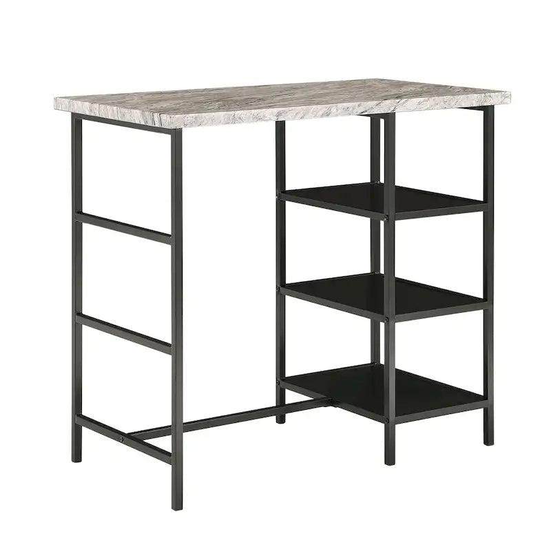 Ainsley Faux Marble Counter Height 3-piece Dining Set by iNSPIRE Q Modern