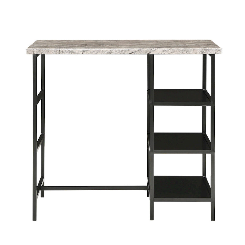 Ainsley Faux Marble Counter Height 3-piece Dining Set by iNSPIRE Q Modern