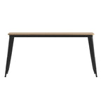 30x60 Commercial Poly Resin Restaurant Table with Umbrella Hole - 30 W x 60 D x 30 H
