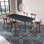 Modern Farmhouse Rectangular Dining Table for 4-8 People