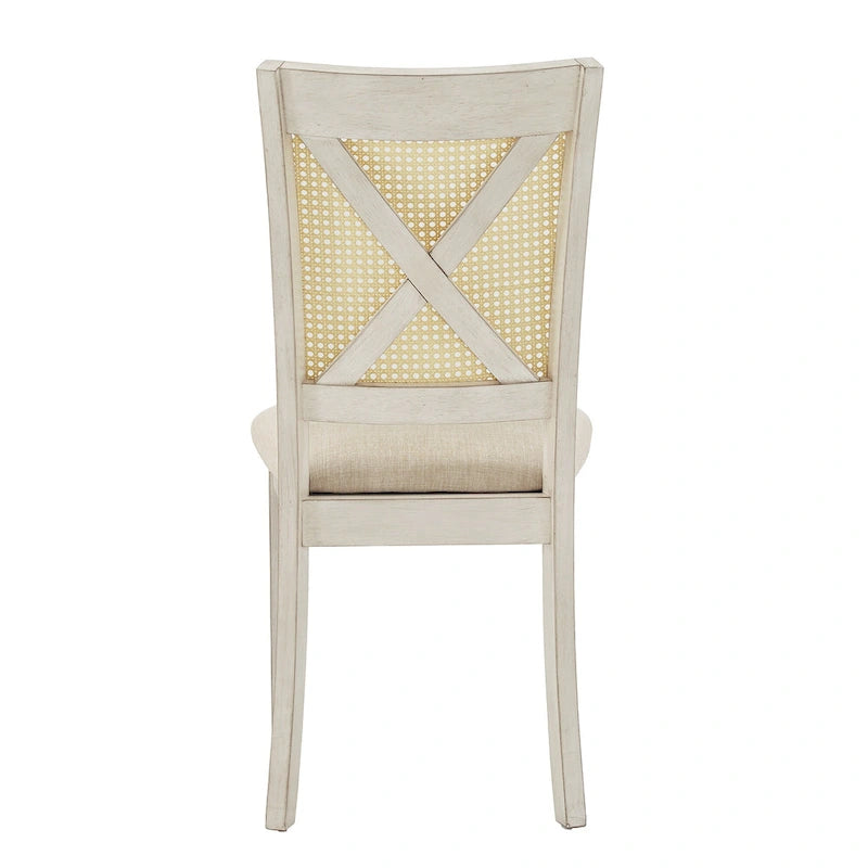 Plaga X-Back Cane Accent Dining Chair (Set of 2) by iNSPIRE Q Classic - Dining Chair