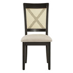 Plaga X-Back Cane Accent Dining Chair (Set of 2) by iNSPIRE Q Classic - Dining Chair