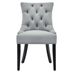 Silver Orchid Kornman Velvet Dining Side Chairs (Set of 2)
