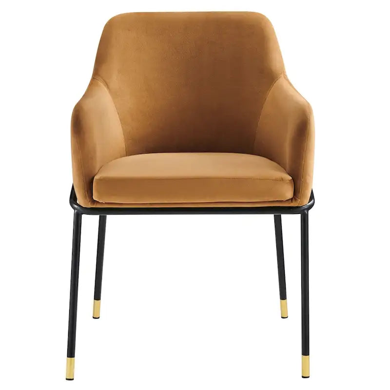 Jovi Performance Velvet Dining Armchair