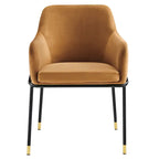 Jovi Performance Velvet Dining Armchair