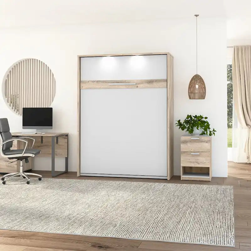 Cielo 66W Queen Murphy Bed for Multipurpose Room by Bestar
