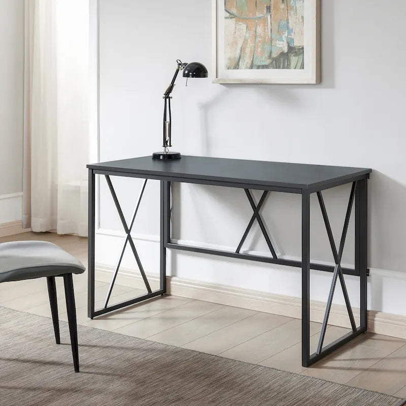 Collapsible Slatted Mission Writing Computer Desk