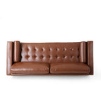 Malinta Contemporary Tufted 3 Seater Sofa by Christopher Knight Home - 82.25  L x 33.00  W x 33.00  H