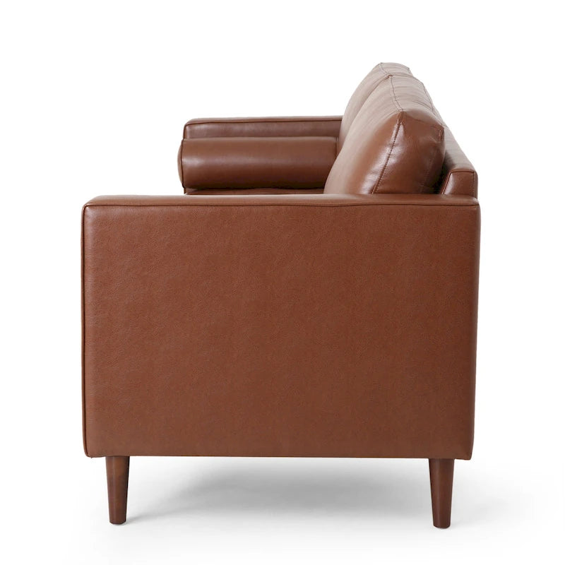 Malinta Contemporary Tufted 3 Seater Sofa by Christopher Knight Home - 82.25  L x 33.00  W x 33.00  H
