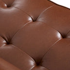 Malinta Contemporary Tufted 3 Seater Sofa by Christopher Knight Home - 82.25  L x 33.00  W x 33.00  H