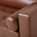 Malinta Contemporary Tufted 3 Seater Sofa by Christopher Knight Home - 82.25  L x 33.00  W x 33.00  H