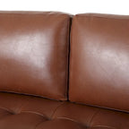 Malinta Contemporary Tufted 3 Seater Sofa by Christopher Knight Home - 82.25  L x 33.00  W x 33.00  H
