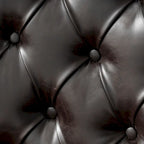 Tafton Oversized Brown Leather Tufted Club Chair by Christopher Knight Home