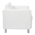 Pacific Arm Accent Chair with Chrome Legs