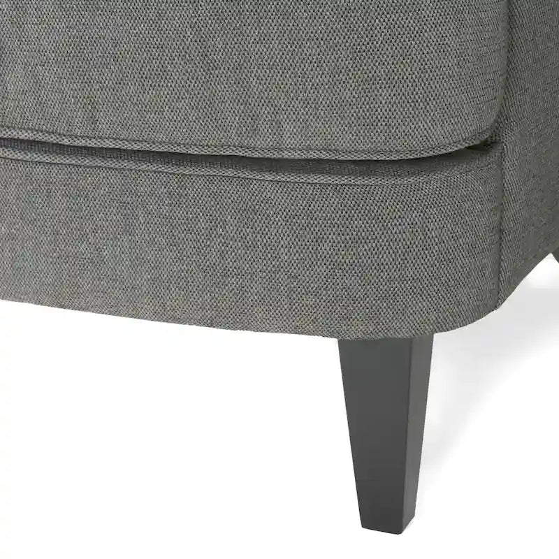 Tafton Tufted Club Chair with Ottoman by Christopher Knight Home