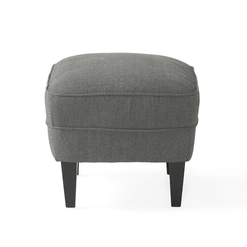 Tafton Tufted Club Chair with Ottoman by Christopher Knight Home