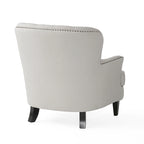 Tafton Tufted Club Chair with Ottoman by Christopher Knight Home
