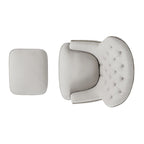 Tafton Tufted Club Chair with Ottoman by Christopher Knight Home