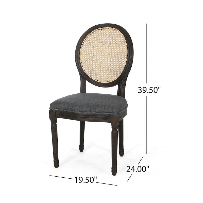 Govan Wooden Dining Chairs with Cushions (Set of 2) by Christopher Knight Home