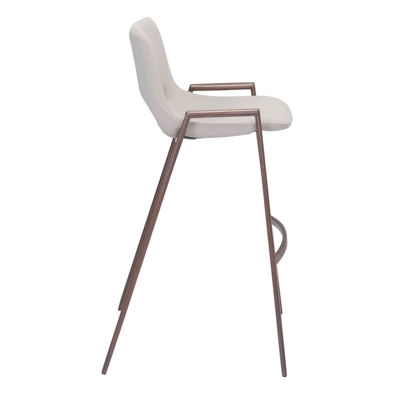 Desi Barstool Black & Walnut