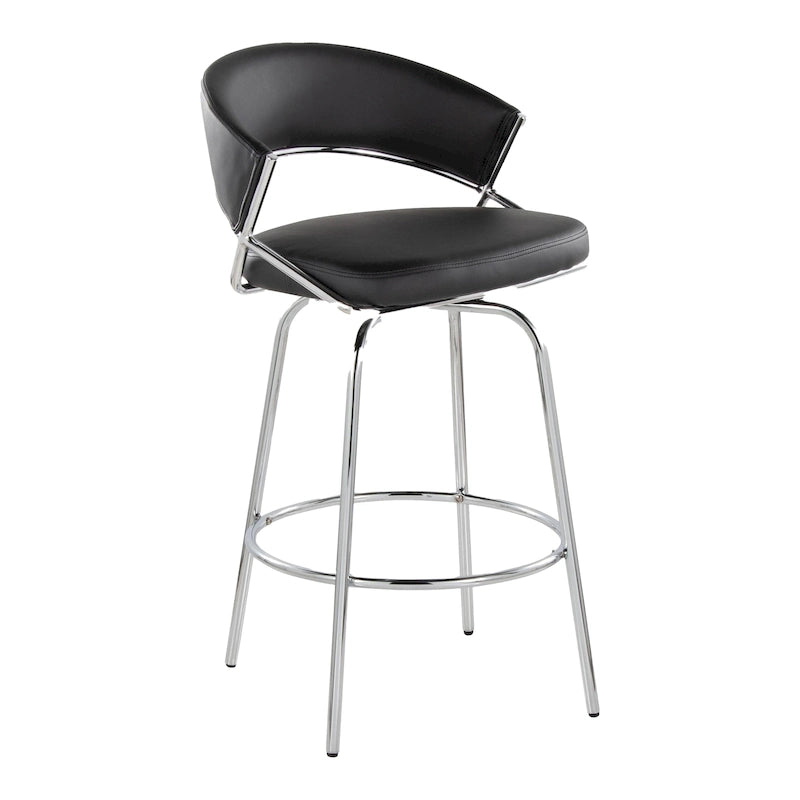 Silver Orchid Tatyana 26  Upholstered Counter Stool with Metal Legs (Set of 2)
