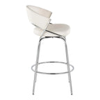 Silver Orchid Tatyana 26  Upholstered Counter Stool with Metal Legs (Set of 2)