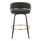 Silver Orchid Tatyana 26  Upholstered Counter Stool with Metal Legs (Set of 2)