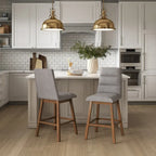 Lilibet Upholstered Counter Height Bar Stools, Set of 2