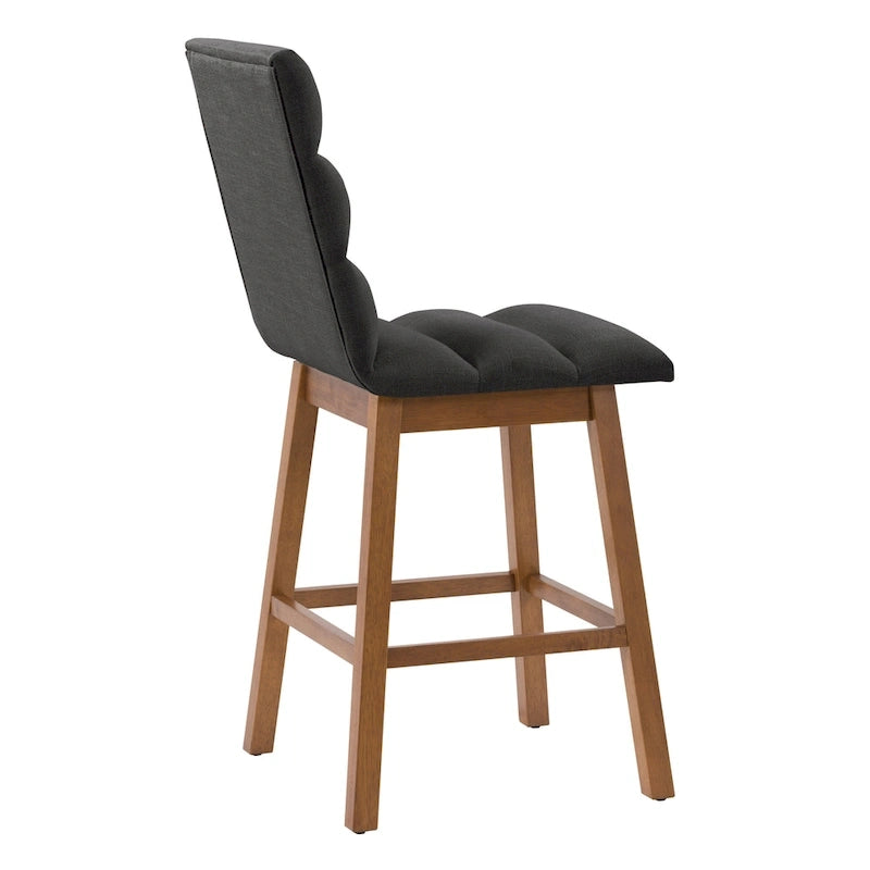 Lilibet Upholstered Counter Height Bar Stools, Set of 2