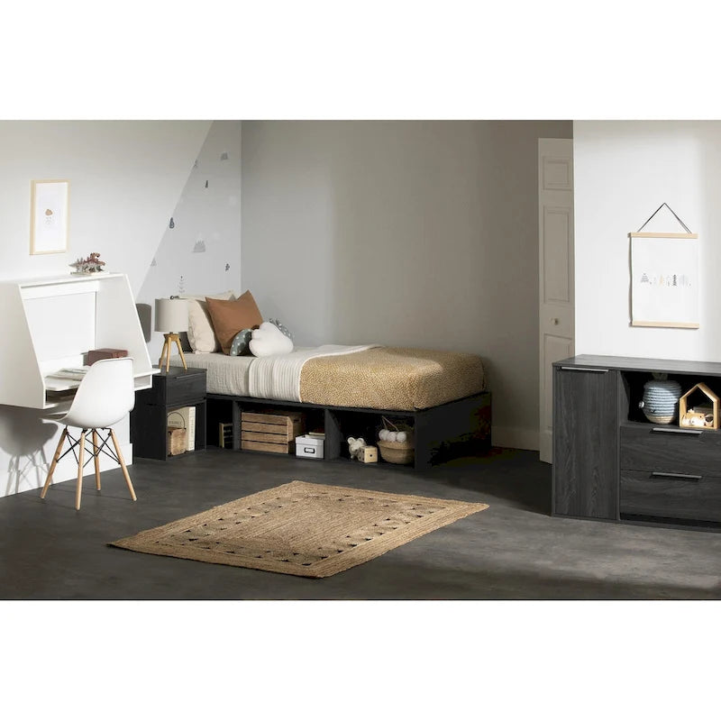 South Shore Hourra 2-Drawer Dresser with Door