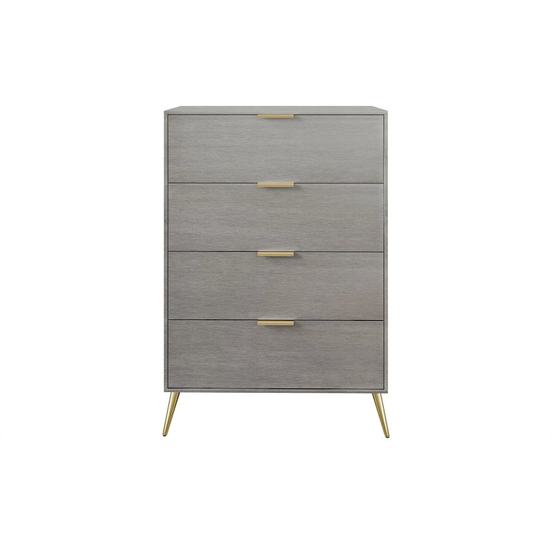 CraftPorch Contemporary 4-Drawers Wooden Chest