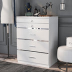 Mary Glam 5-Drawer Jewelry Armoire with Felt by Furniture of America
