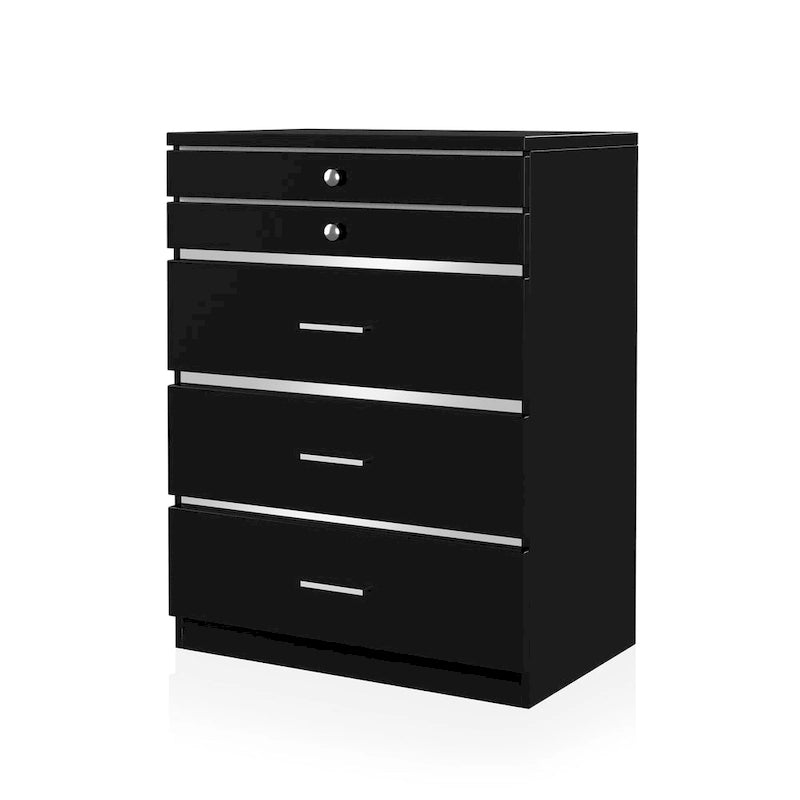 Mary Glam 5-Drawer Jewelry Armoire with Felt by Furniture of America