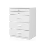 Mary Glam 5-Drawer Jewelry Armoire with Felt by Furniture of America