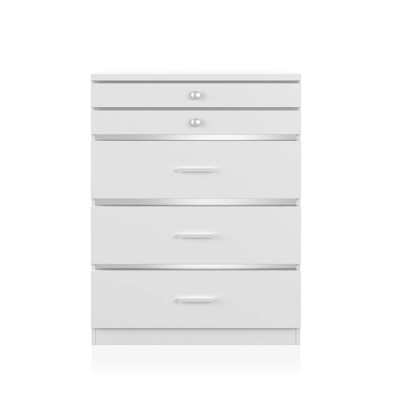 Mary Glam 5-Drawer Jewelry Armoire with Felt by Furniture of America