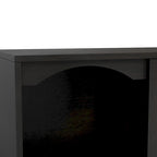 DH BASIC Transitional Espresso 62-inch TV Stand with Storage by Denhour
