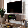 Carson Carrington Batnaset Mid-century Modern 2-door TV Stand