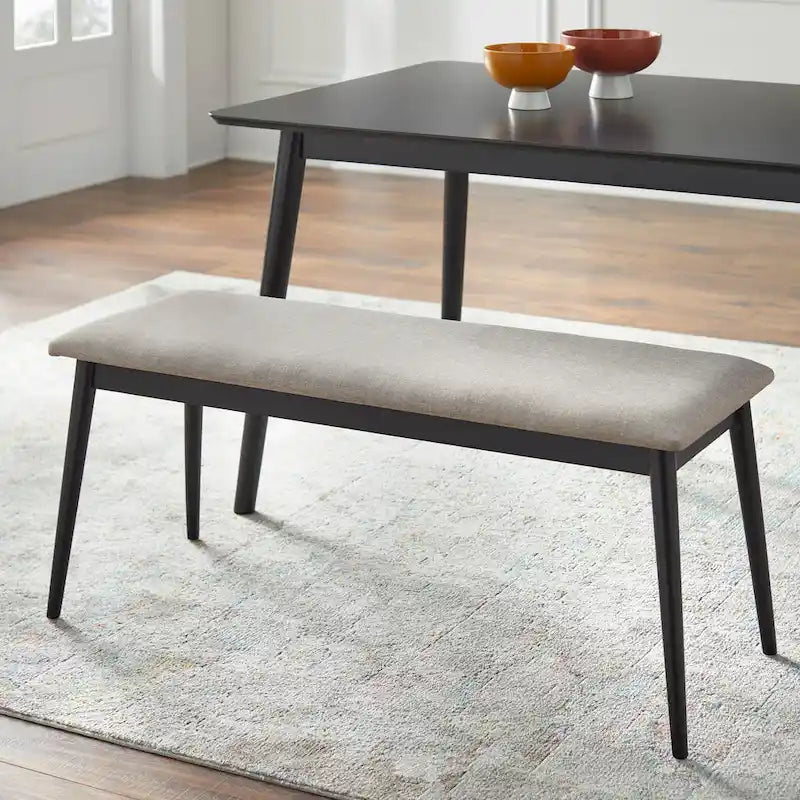 Lifestorey Whitney 6-piece Cane Dining Set with Bench