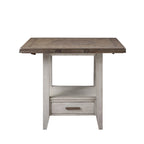 Steve Silver Two-tone Drop Leaf Counter Height Dining Table