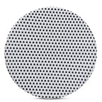 Tavor Classic French Black &White Weaving/ Natural Rattan Indoor and Outdoor Dining Table