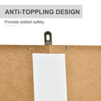 HOMCOM Modern Kitchen Pantry with Buffet Cabinet, Cupboard with Framed Glass Doors and Shelves, White